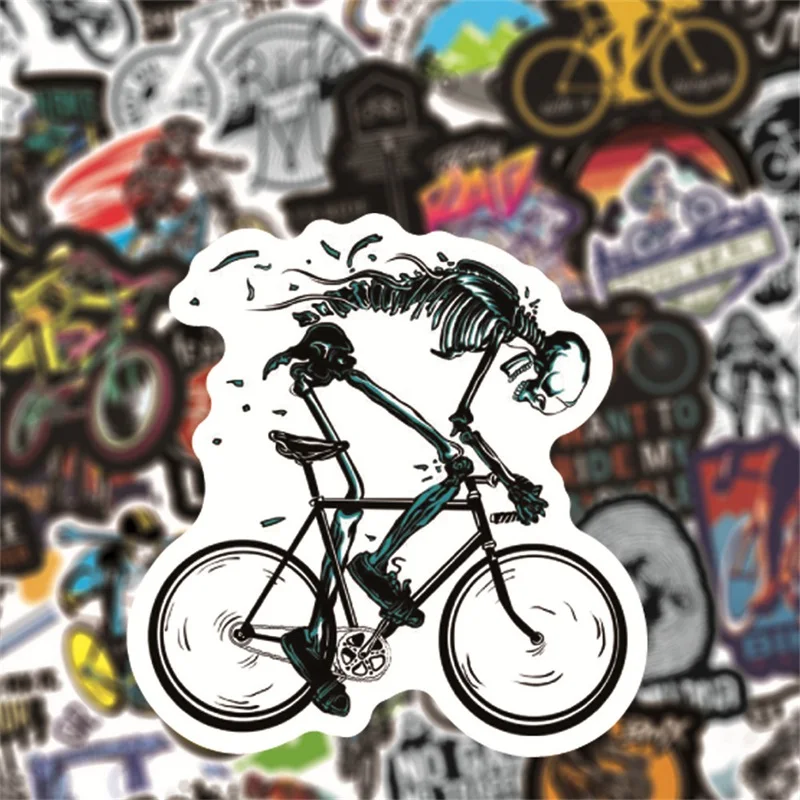 50 Buah Stiker Sepeda Gunung T - Mountain Biking Bag ulasan dan harga