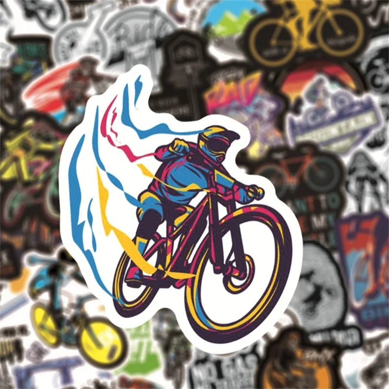 50 Buah Stiker Sepeda Gunung T - Mountain Biking Bag ulasan dan harga