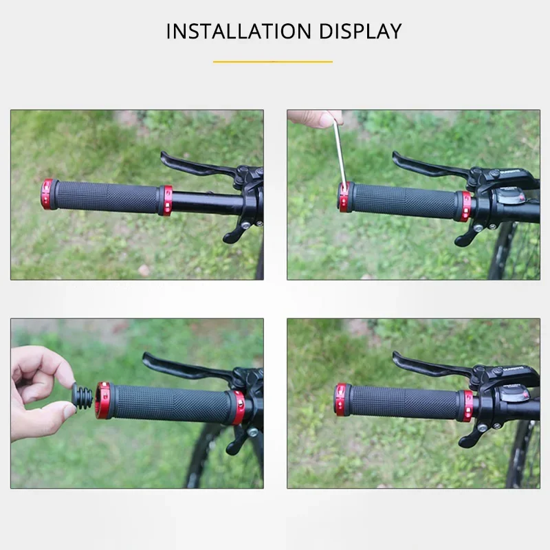 2 Buah Pegangan Sepeda Kunci K - Mtb Grip Lock On ulasan dan harga