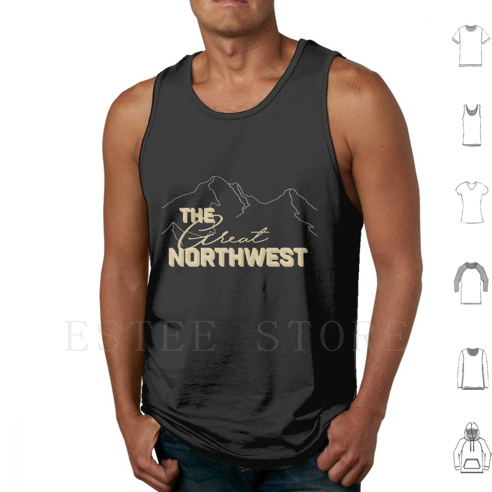 Rompi Tank Top Great Northwest - Mountain Biking Oregon ulasan dan harga