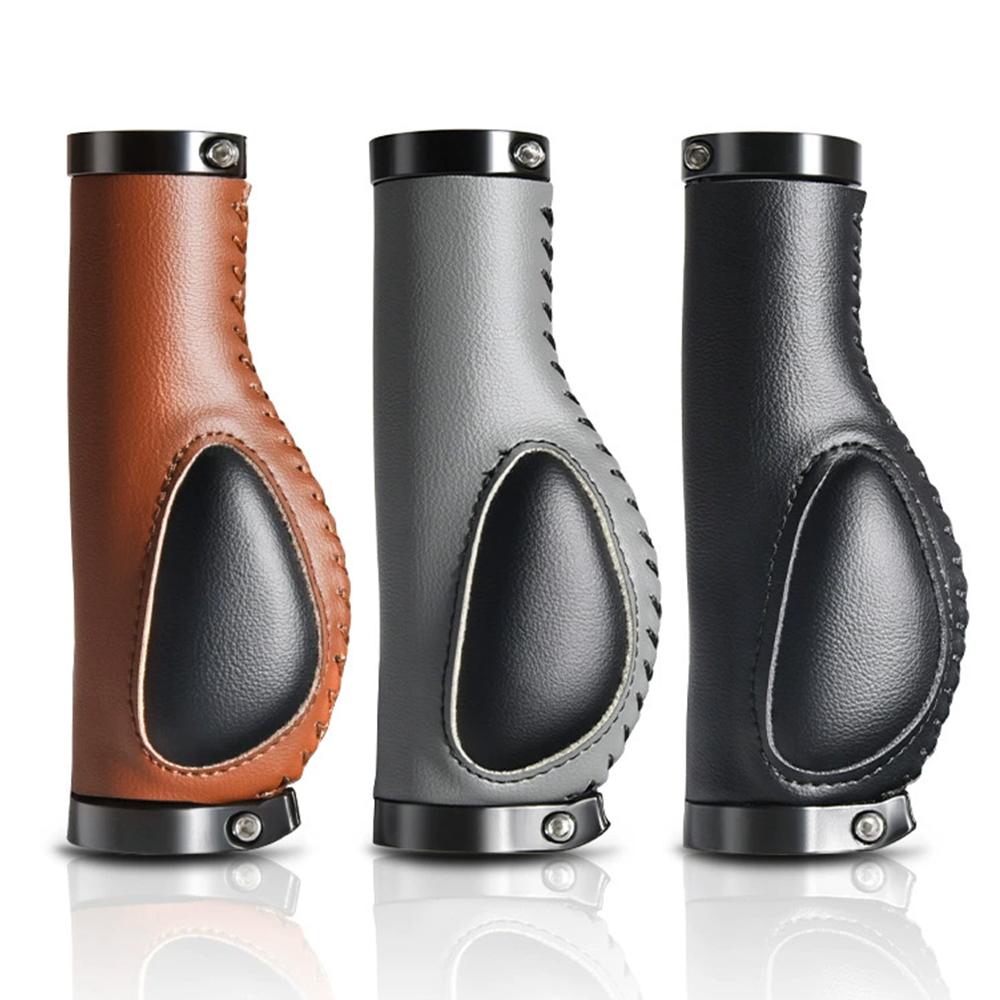 Pegangan Sepeda Kulit Pegangan - Mtb Grip Lock On ulasan dan harga