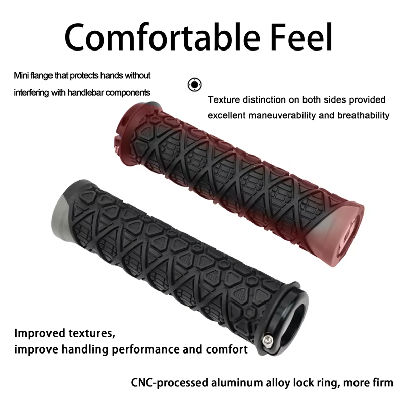 Pegangan Setang Sepeda Silikon - Mtb Grip Lock On ulasan dan harga