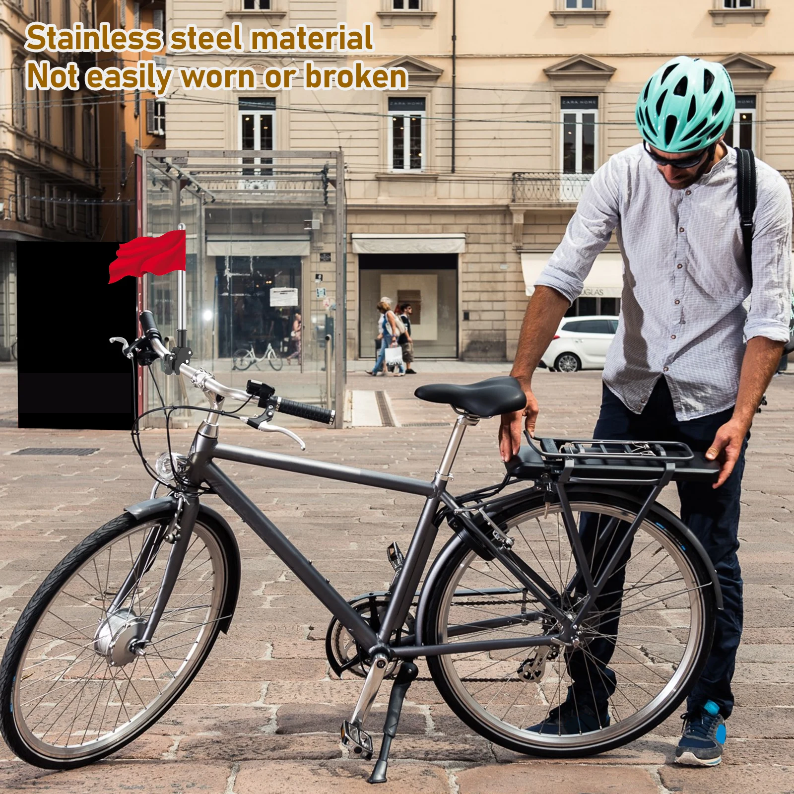 2 Buah Tiang Bendera Sepeda Mo - Mountain Biking Bag ulasan dan harga