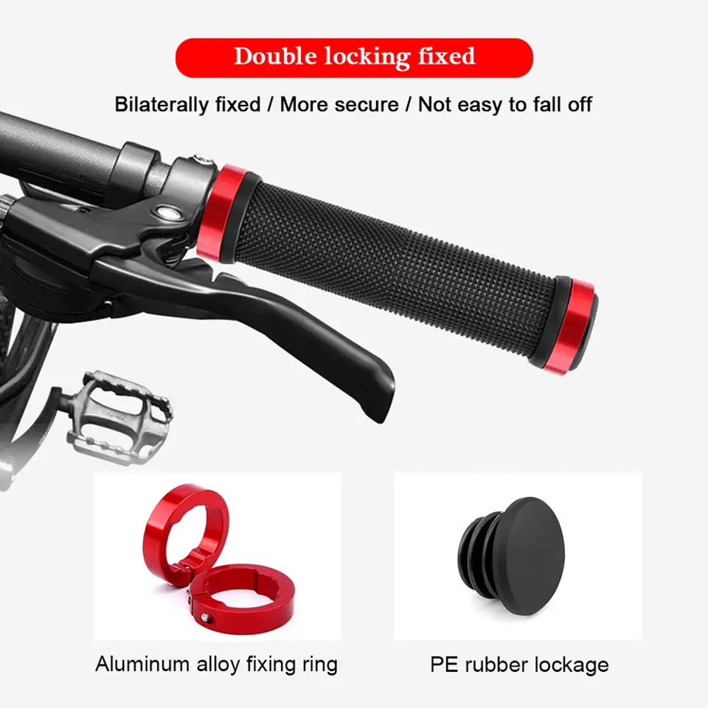 Grip karet sepeda MTB, aksesor - Mtb Grip Lock On ulasan dan harga
